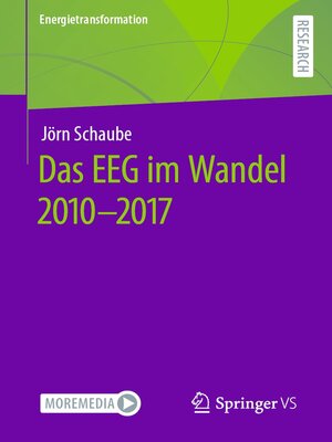 cover image of Das EEG im Wandel 2010--2017